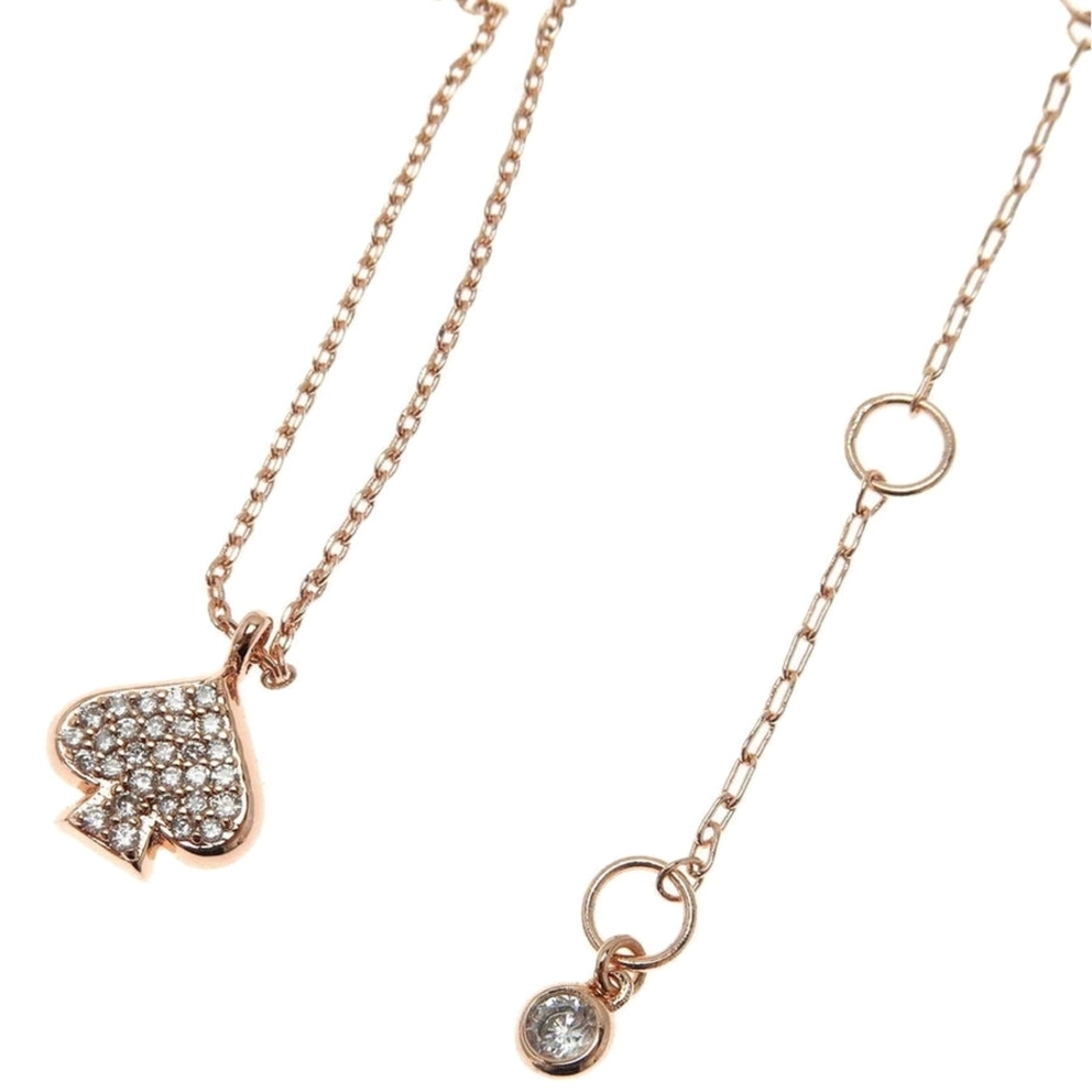 SALE 🎉 NWT Kate Spade Everyday Spade Pave Mini Pendant - Picture 4 of 5